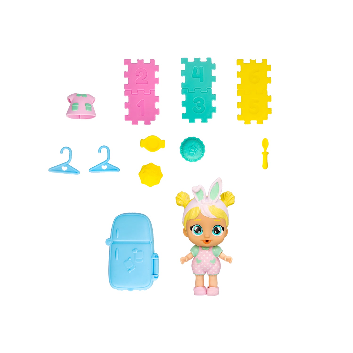IMC TOYS - Cry Babies Playtime - Mini Playset con Bambola Esclusiva e Accessori